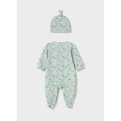 Imagen 2 del producto Enterito tipo Pelele largo con gorro recién nacido