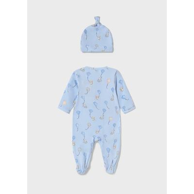 Imagen 2 del producto Enterito tipo Pelele largo con gorro recién nacido