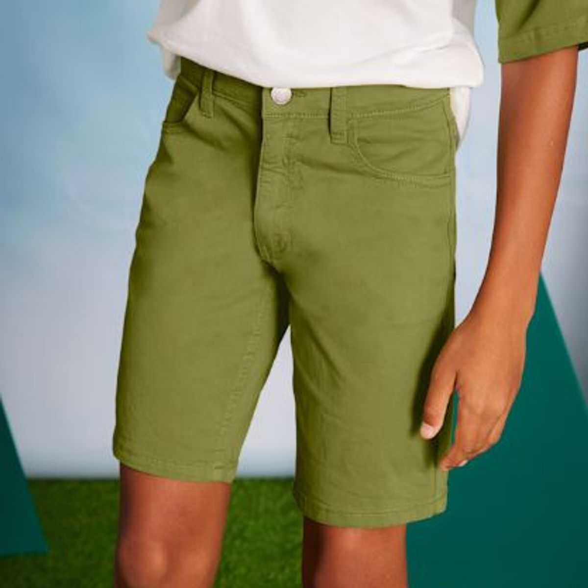 MAYORAL - Bermuda sarga esencial chico