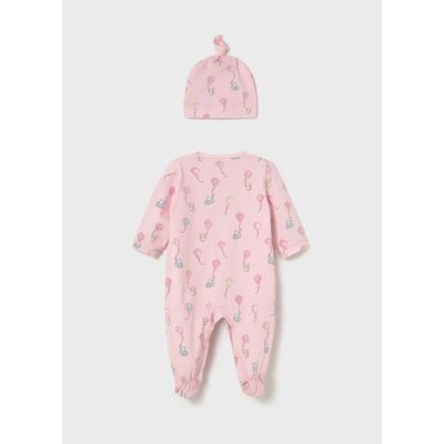 Imagen 2 del producto Enterito tipo Pelele largo con gorro recién nacido