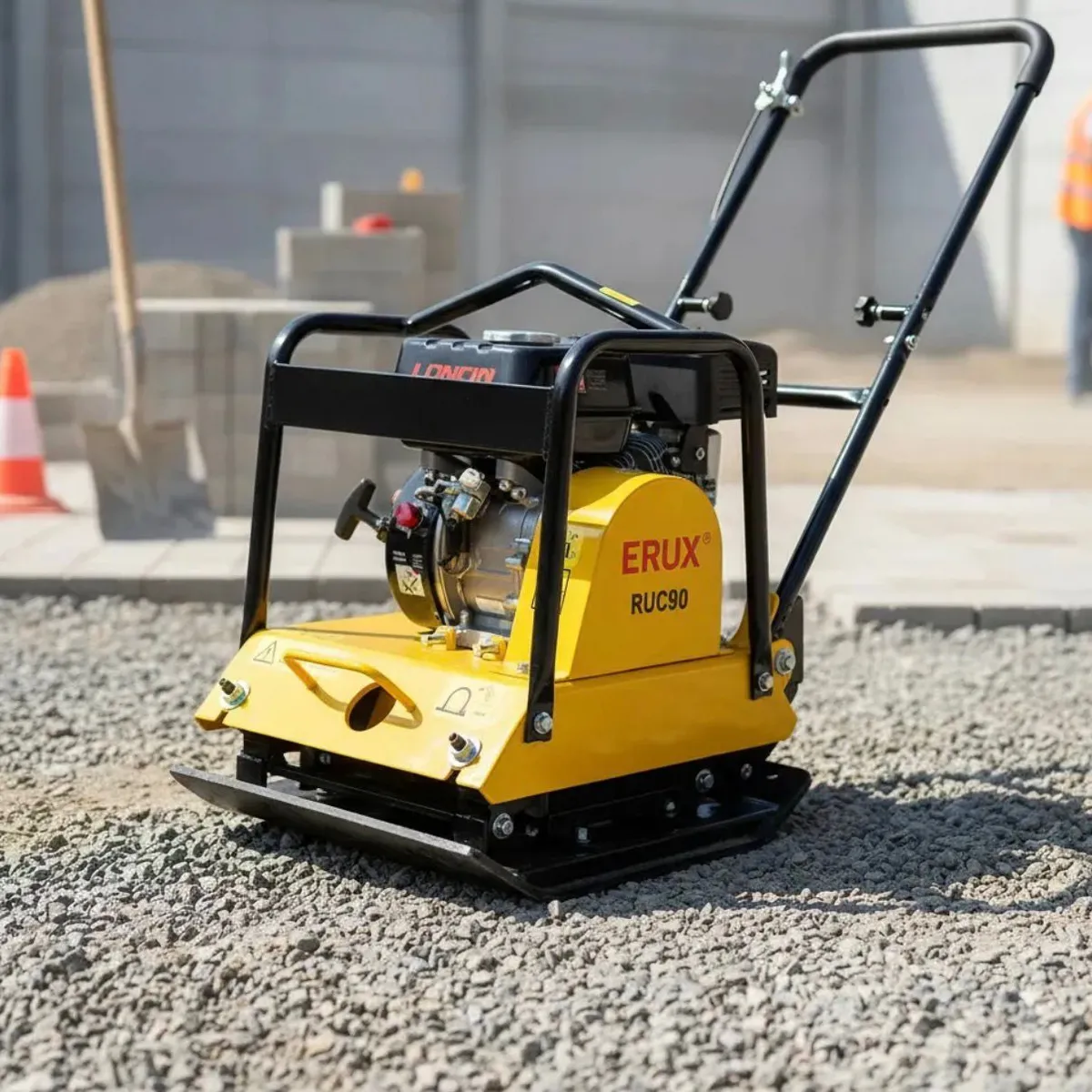 GENERICO - Placa Compactadora 90kg 6.5 Hp - XKP Profesional