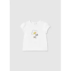 MAYORAL - Conjunto Chándal con camiseta flores recién nacida