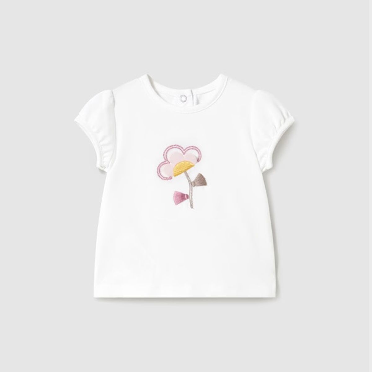 MAYORAL - Conjunto Chándal con camiseta flores recién nacida