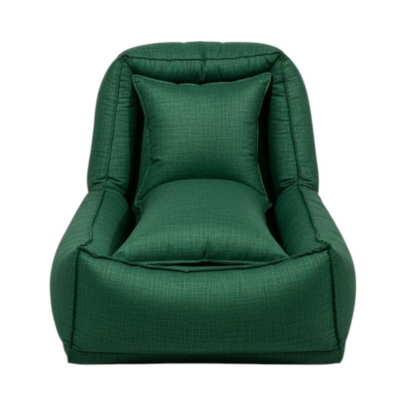 DISEÑOS VALESTRINI - POUF BED LINO COLOR VERDE