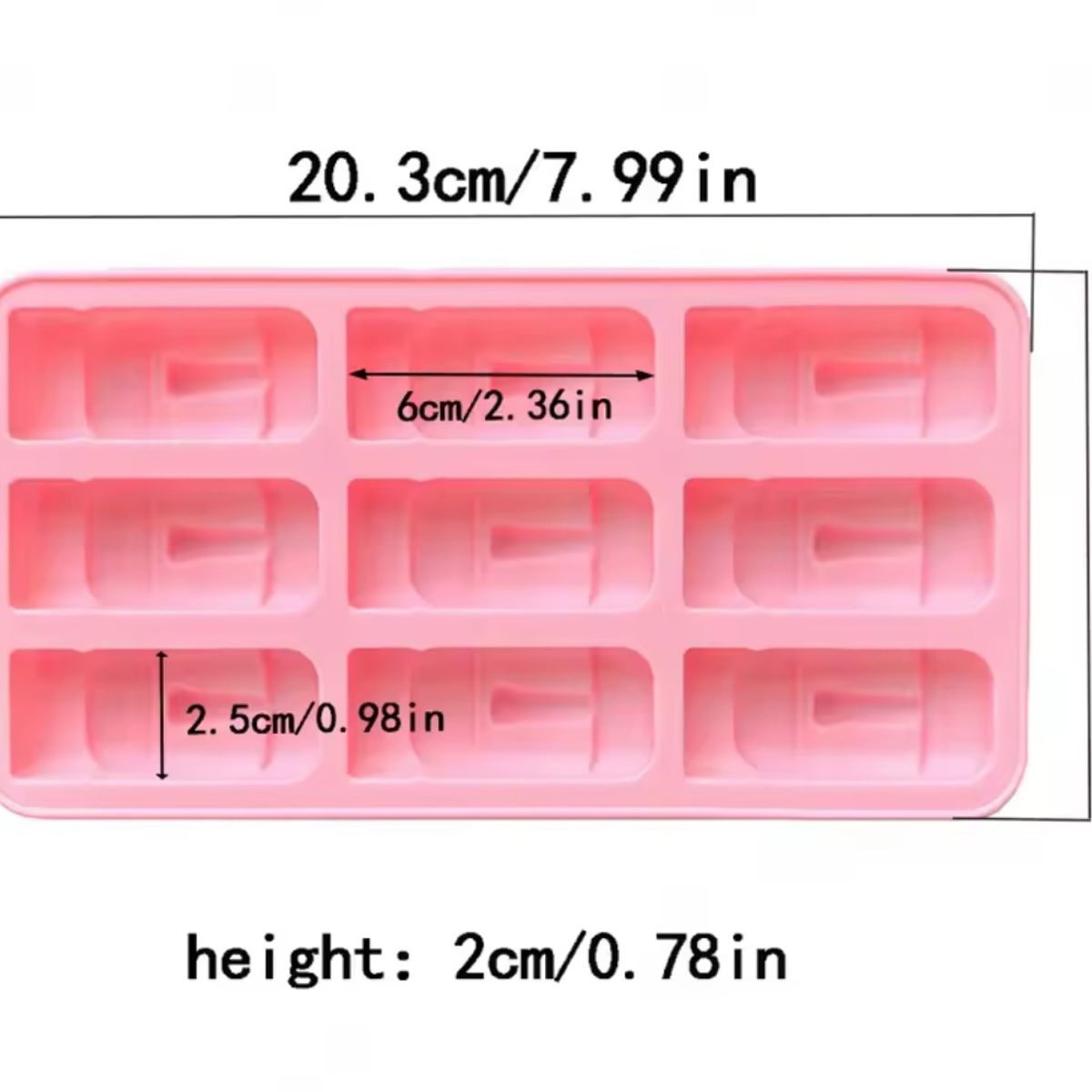 GENERICO - Moldes Moai De Silicona Ideal Para Hielos COLOR ROSADO