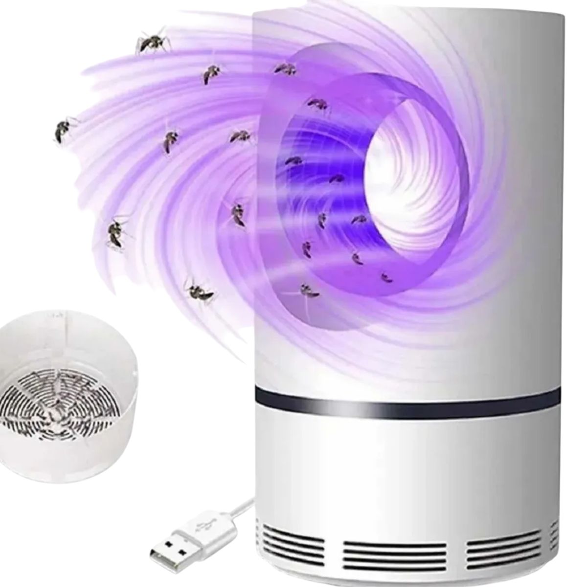 GENERICO - Lampara Mata Insectos Mosquitos Mata Zancudos