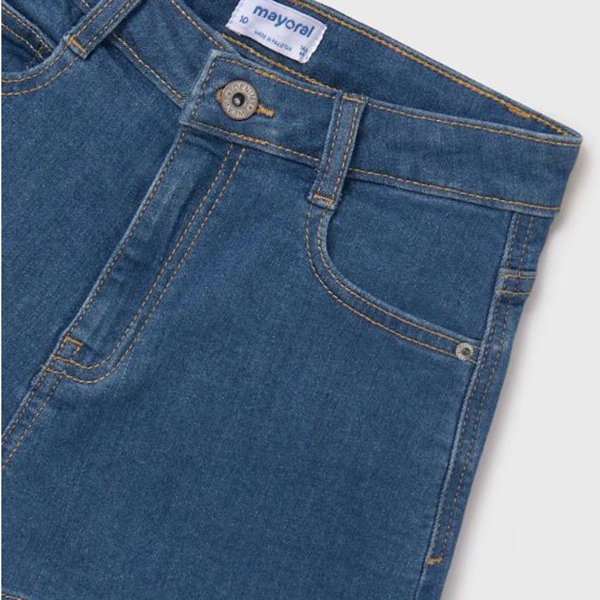 MAYORAL - Pantalon corto mezclilla niñas