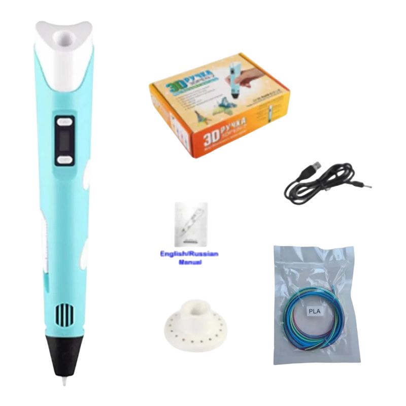 GENERICO - Lapiz 3d Boligrafo 3d Lapiz Impresora 3d Lapiz Usb + Insumos