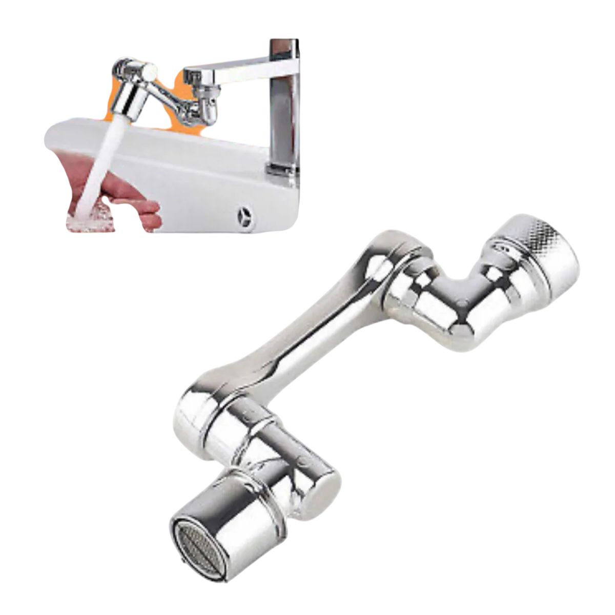 GENERICO - Grifo Llave Cocina Agua Adaptador Llave Lavaplatos