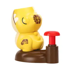 FLIPEREX - Juguete Lanzador de Discos Voladores Frisbee Dinosaurio - Amarillo