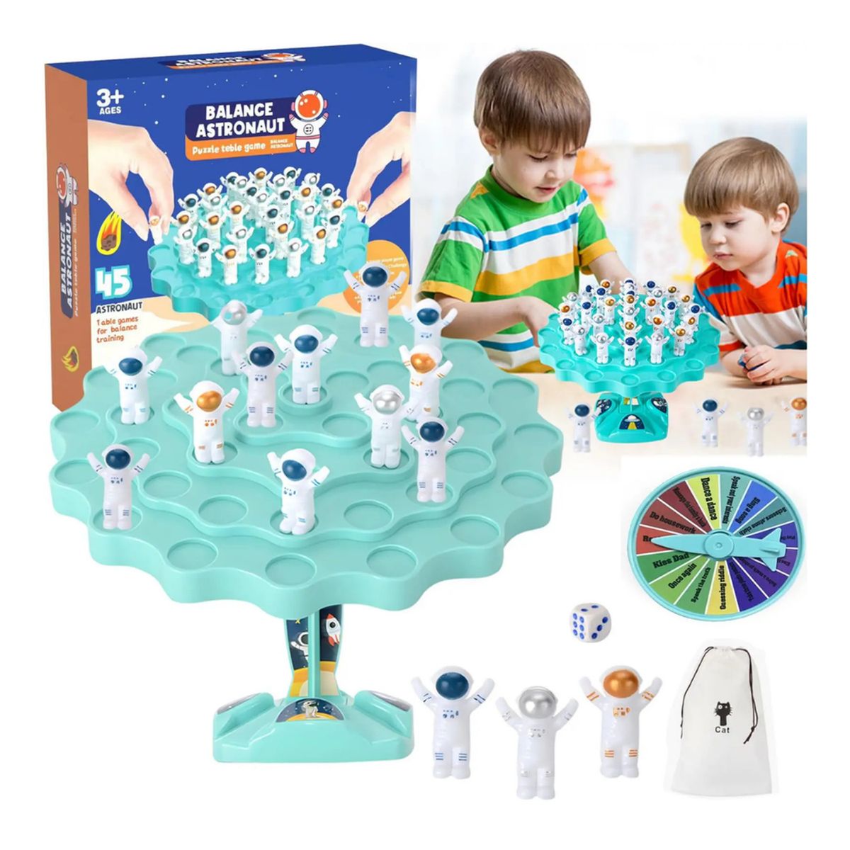 FLIPEREX - Juego de Mesa y Habilidad Astronauta Espacial Equilibrio