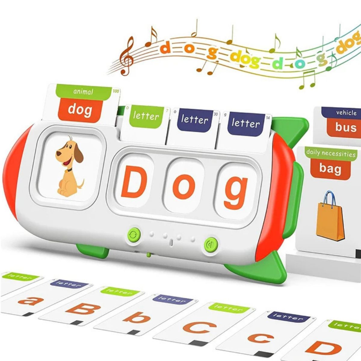 FLIPEREX - Maquina de Tarjetas Didacticas Aprendizaje de Ingles Niños