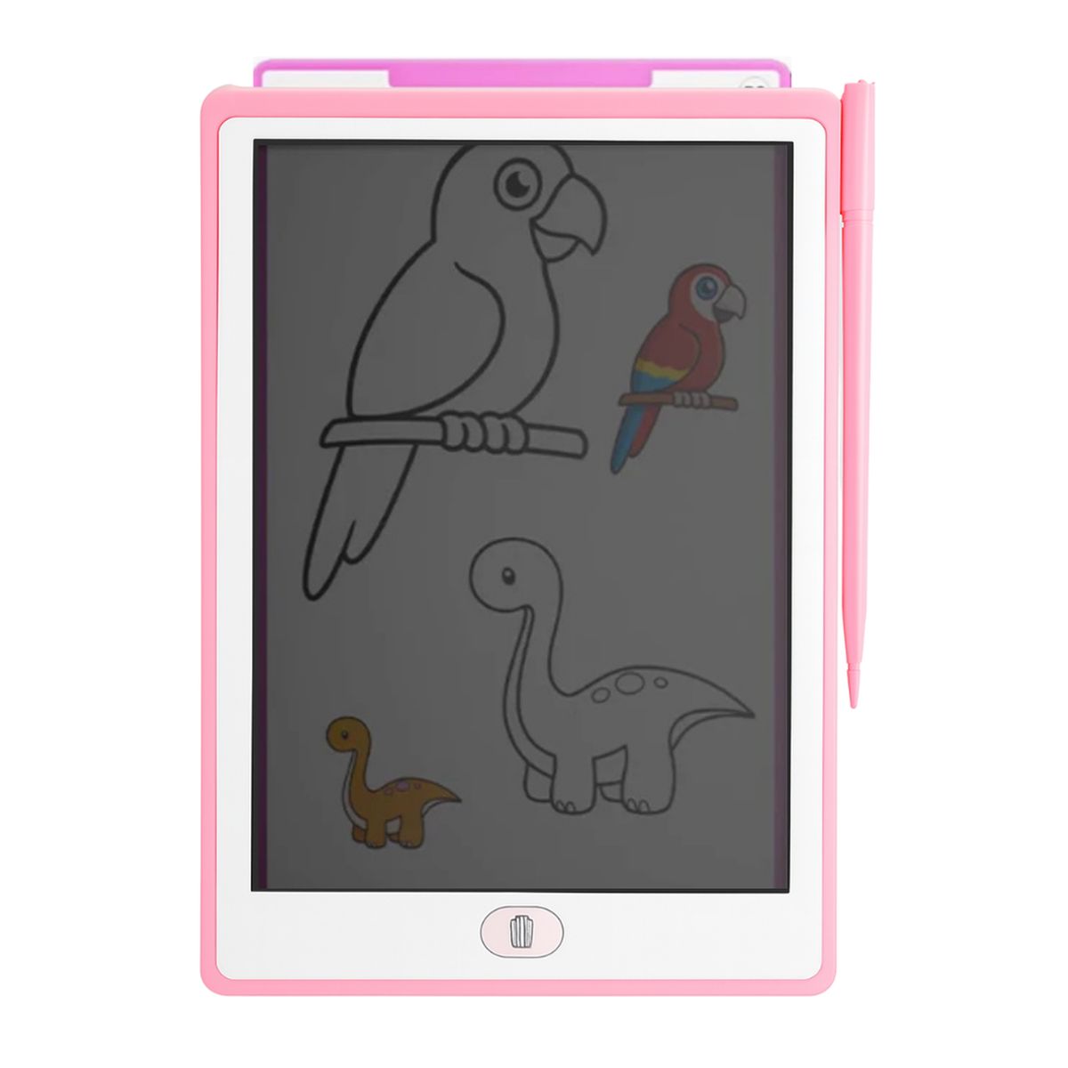 FLIPEREX - Pizarra Magica Tablet Tableta de Dibujo Calco Multifuncion - Rosa