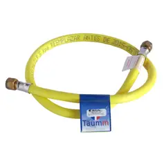 TAUMM - Flexible Gas 3/8" -Izq Amarillo 100 cm