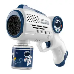 FLIPEREX - Pistola de Burbujas Automatica Diseño Astronauta Infantil - Azul