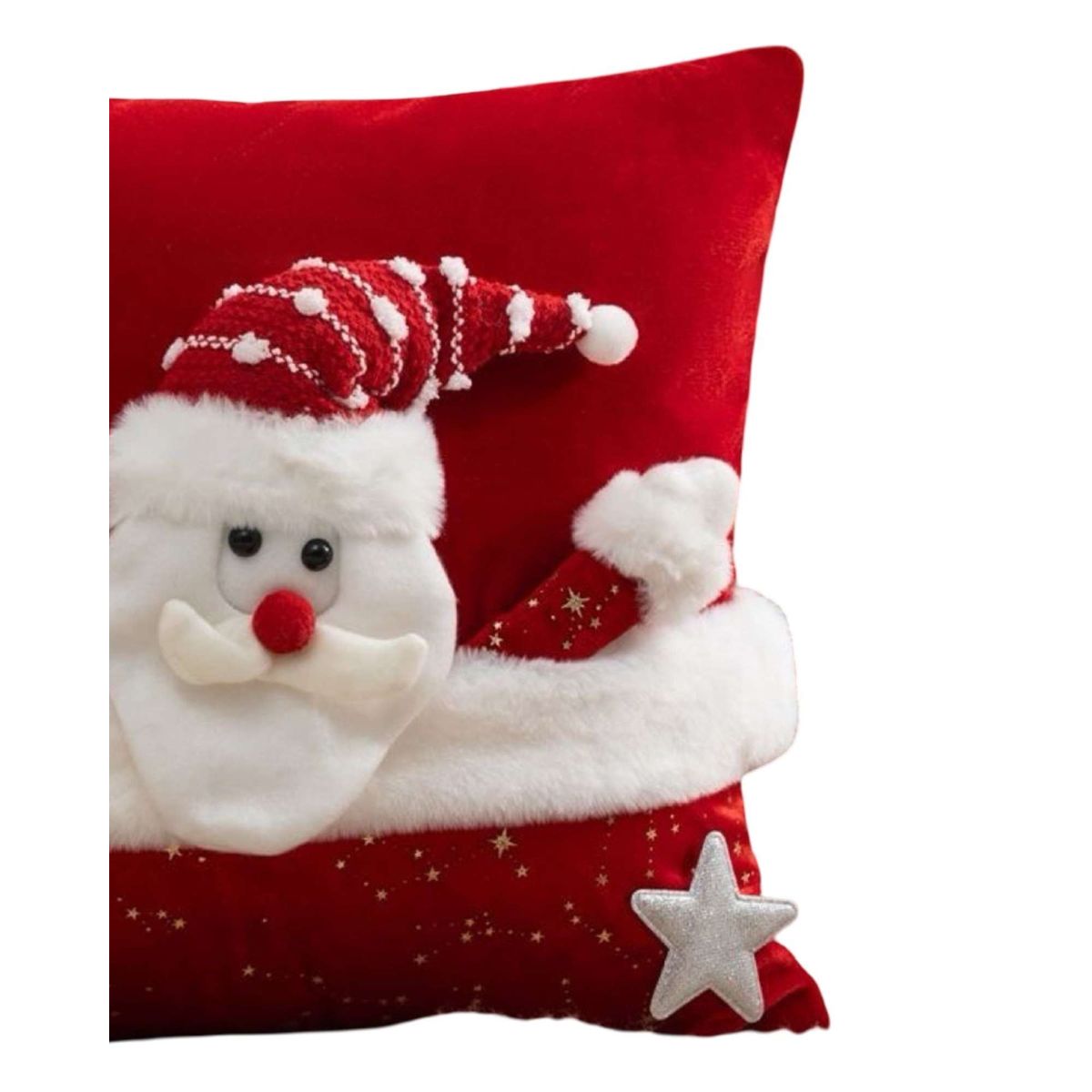 GENERICO - SET DE 2 FUNDAS DE COJIN PARA NAVIDAD 3D