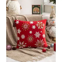 GENERICO - SET DE 2 FUNDAS DE COJIN PARA NAVIDAD