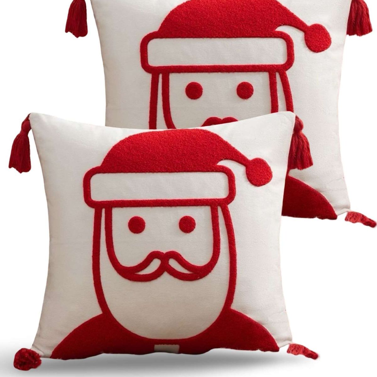 GENERICO - SET DE 2 FUNDAS DE COJIN PARA NAVIDAD