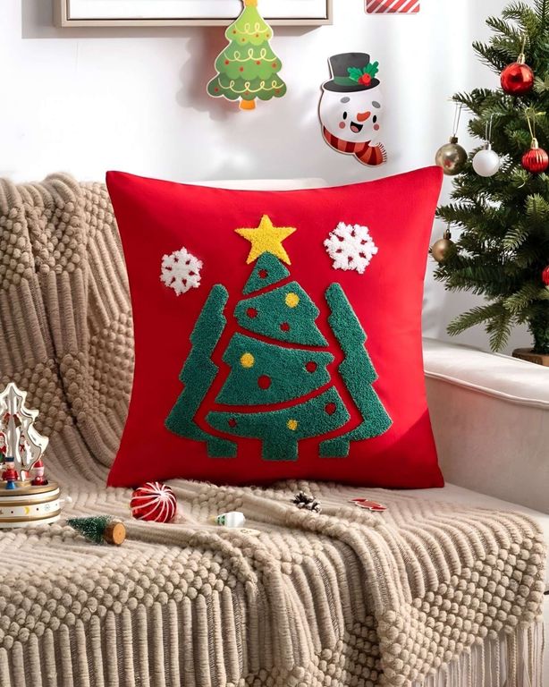 SET DE 2 FUNDAS DE COJIN PARA NAVIDAD