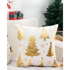 GENERICO - SET DE 2 FUNDAS DE COJIN PARA NAVIDAD