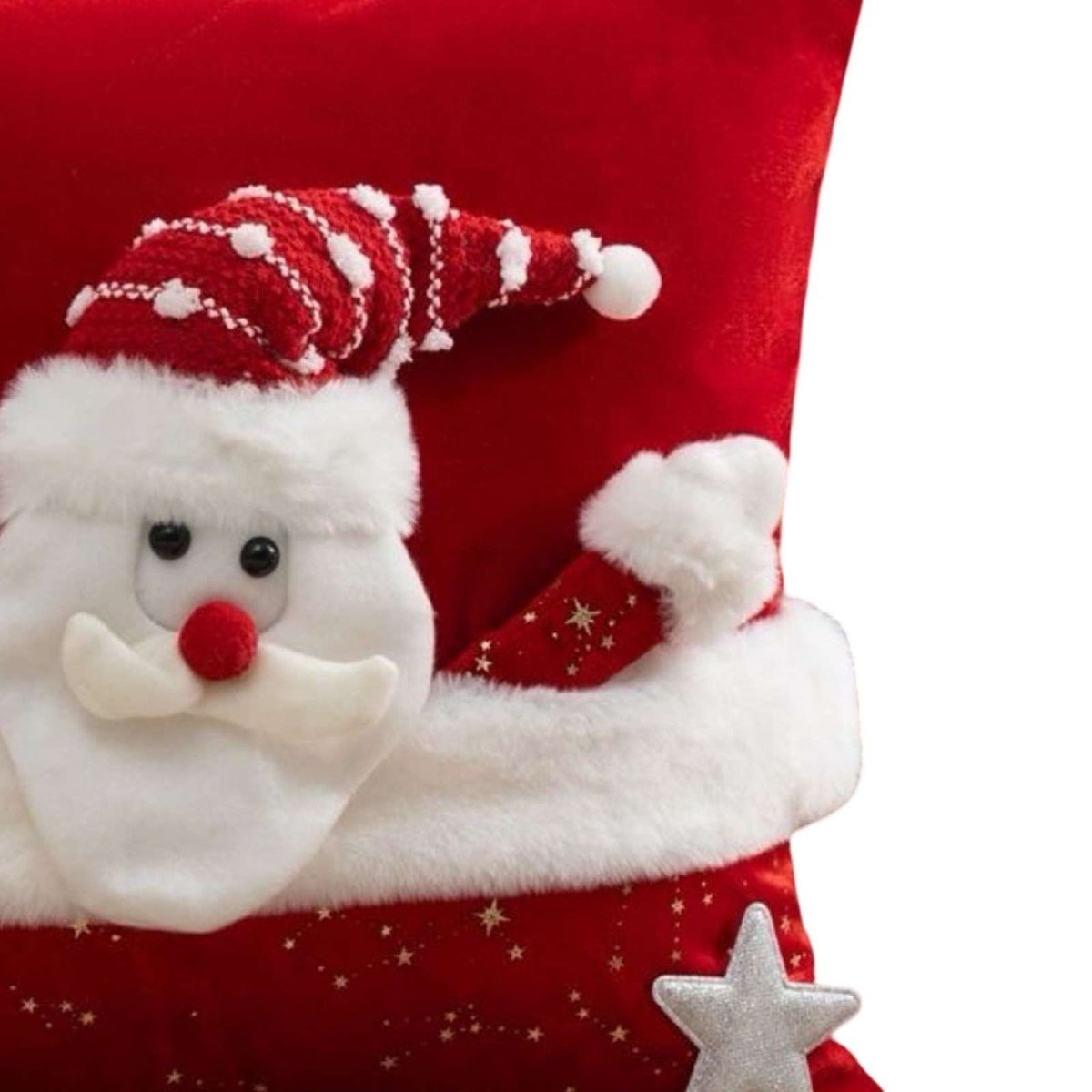 GENERICO - SET DE 2 FUNDAS DE COJIN PARA NAVIDAD 3D