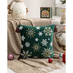 GENERICO - SET DE 2 FUNDAS DE COJIN PARA NAVIDAD