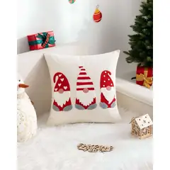 GENERICO - SET DE 2 FUNDAS DE COJIN PARA NAVIDAD