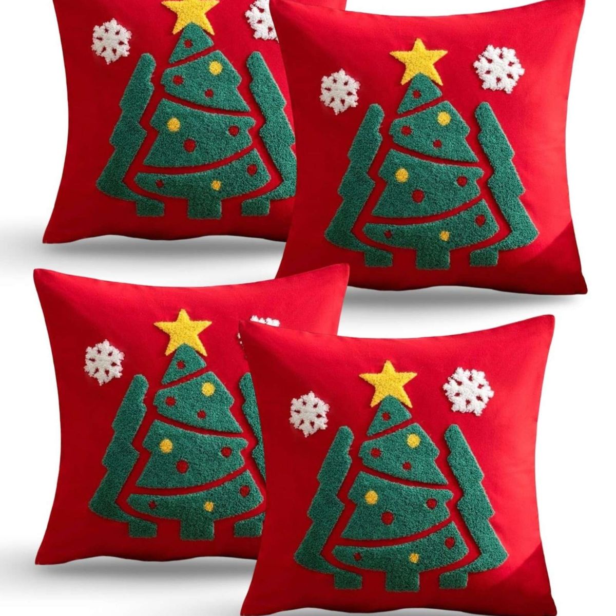 GENERICO - SET DE 2 FUNDAS DE COJIN PARA NAVIDAD