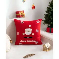 GENERICO - SET DE 2 FUNDAS DE COJIN PARA NAVIDAD