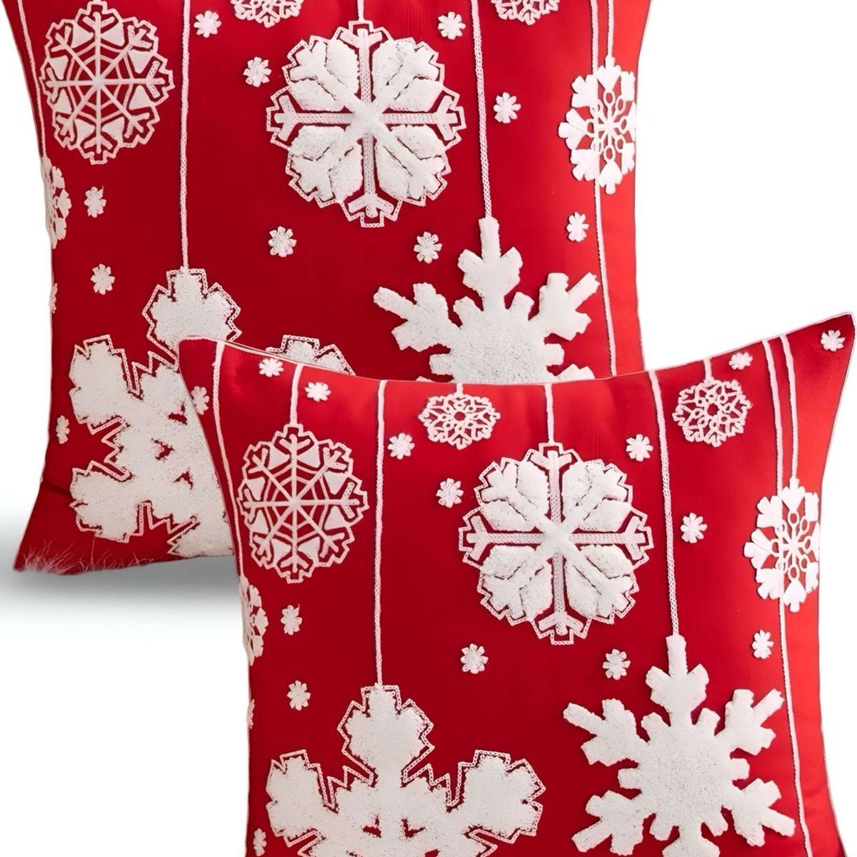 GENERICO - SET DE 2 FUNDAS DE COJIN PARA NAVIDAD…