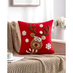 GENERICO - SET DE 2 FUNDAS DE COJIN PARA NAVIDAD…