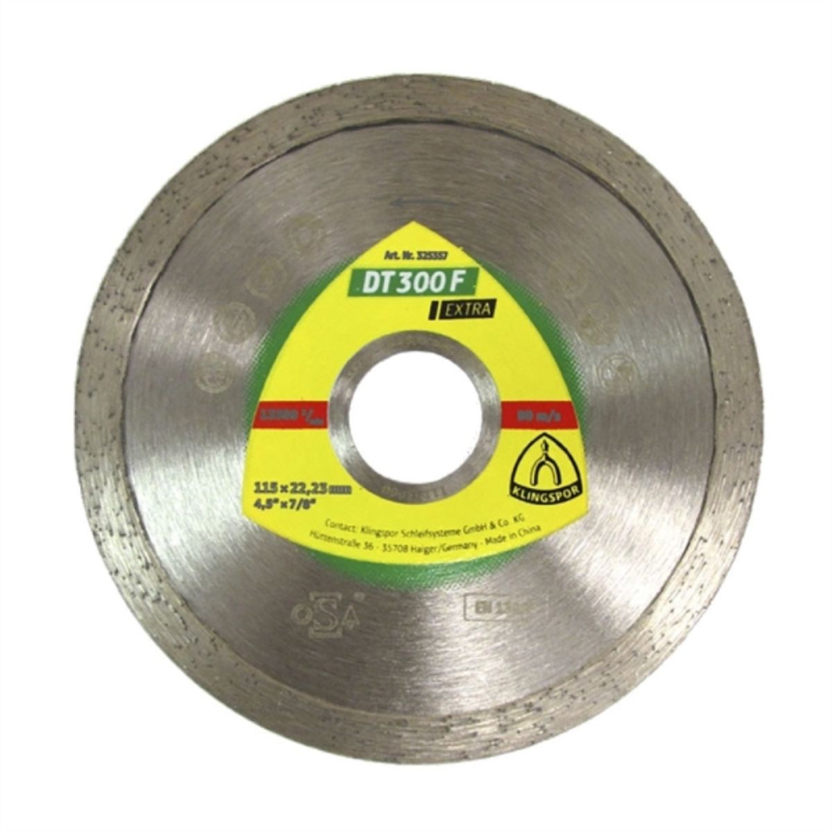 KLINGSPOR - Disco diamantado continuo 4 1/2"