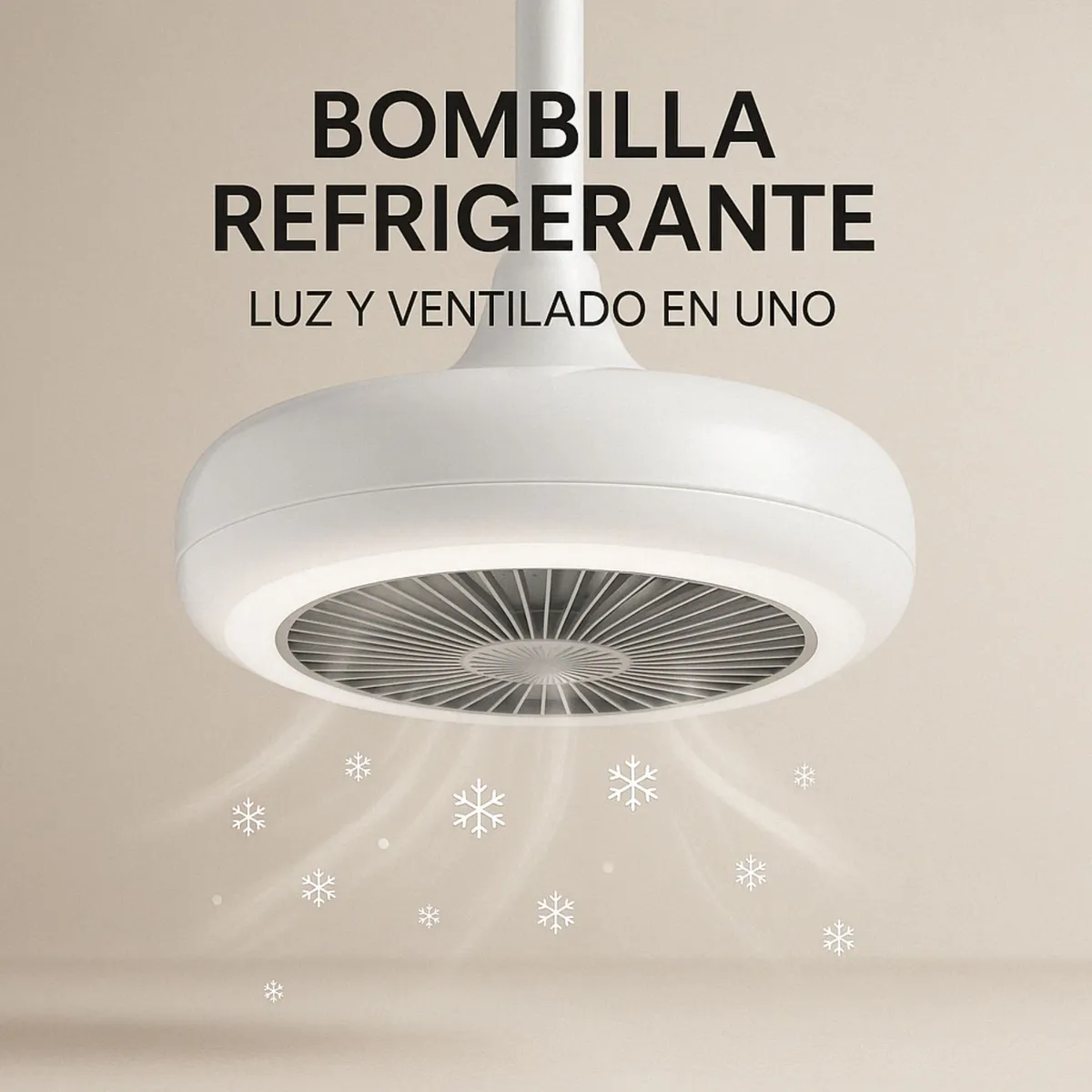 MOVI - Ventilador de Techo 3 en 1 con Luz LED– Comodidad y Estilo en tu Hogar