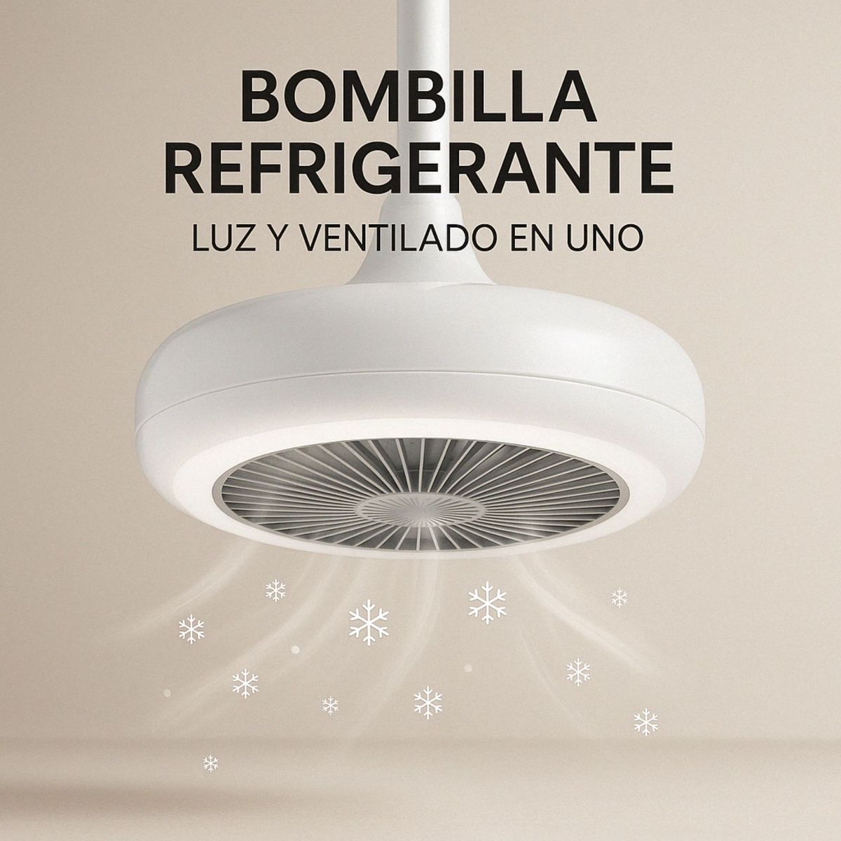 MOVI - Ventilador de Techo 3 en 1 con Luz LED– Comodidad y Estilo en tu Hogar