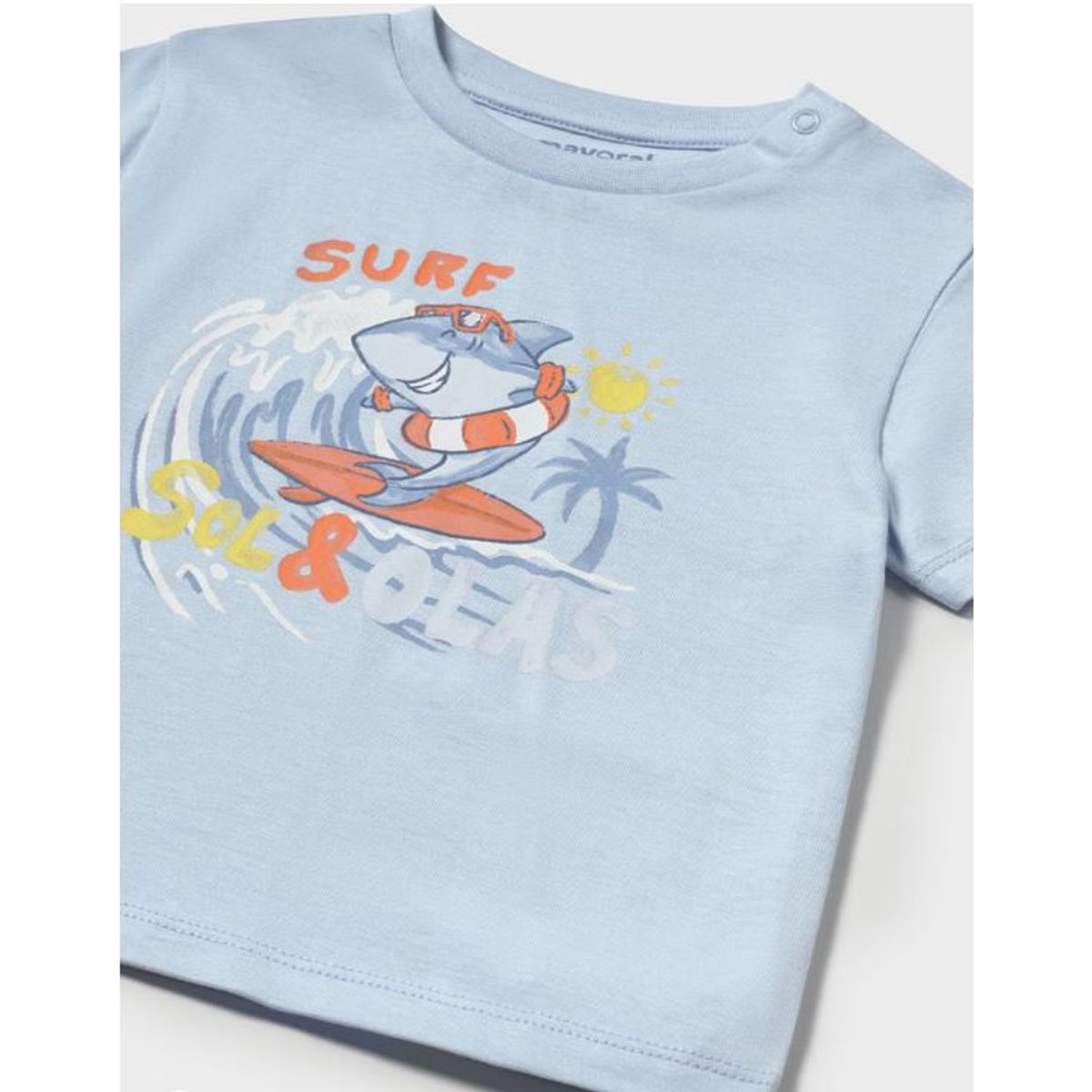 MAYORAL - Camiseta estampada surf tiburón bebe niño
