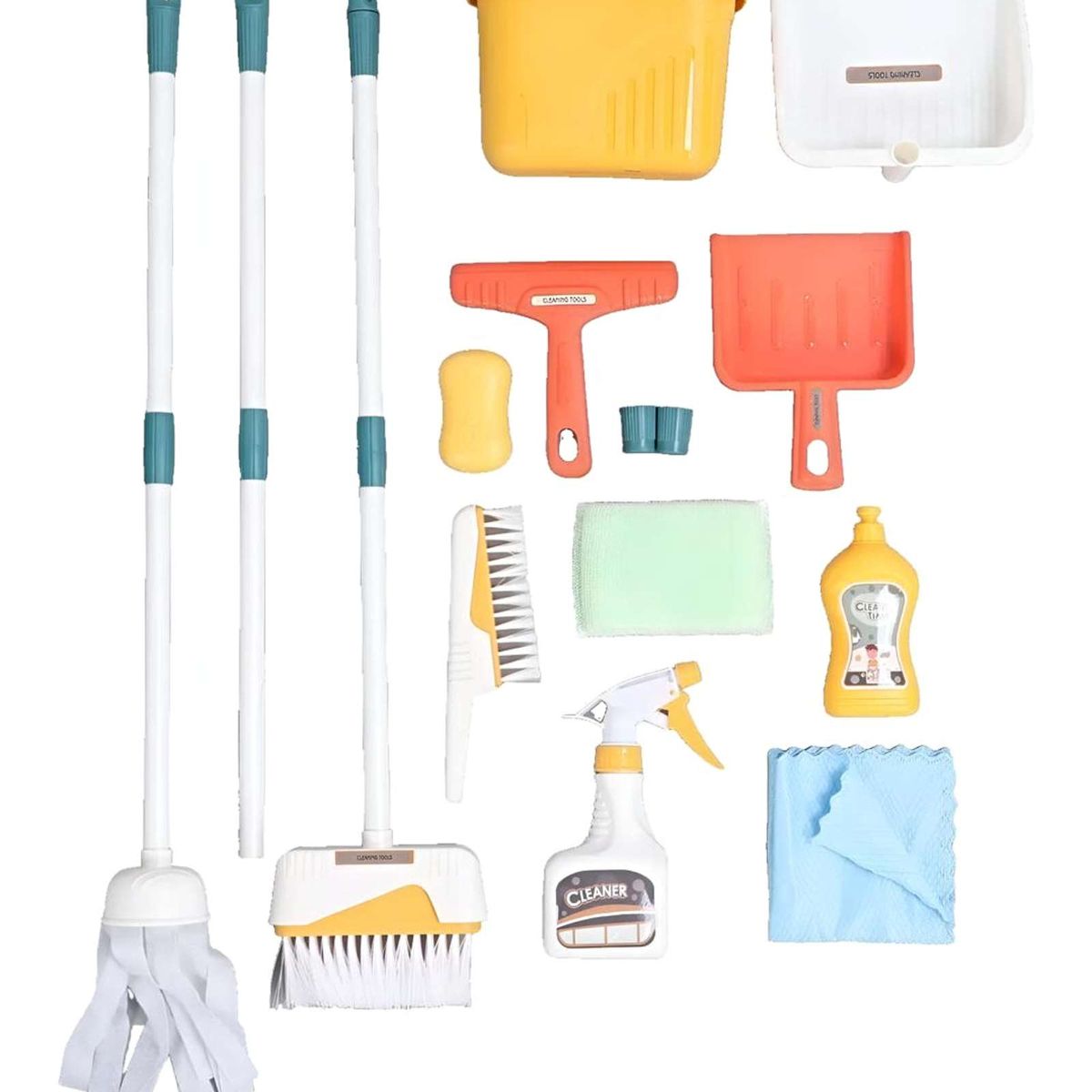 GENERICO - JUGUETE SET DE LIMPIEZA VERDE