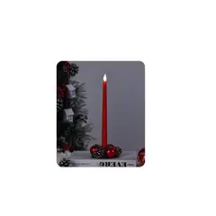 GENERICO - VELAS ROJAS DECORATIVAS DE BATERIAS