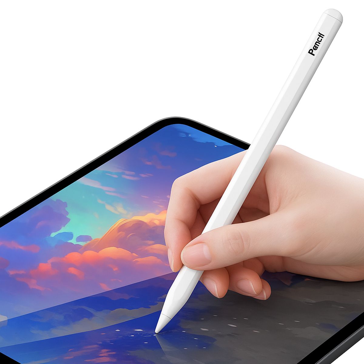 GENERICO - Lapiz Pencil Tactil Para Apple iPad color Blanco