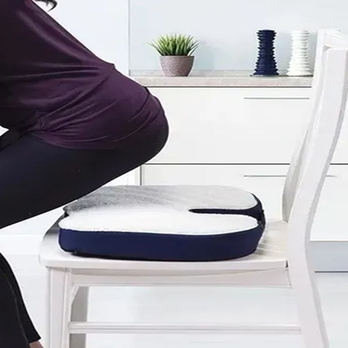 GENERICO - Cojín Soporte Ortopédico Lumbar Color Beige