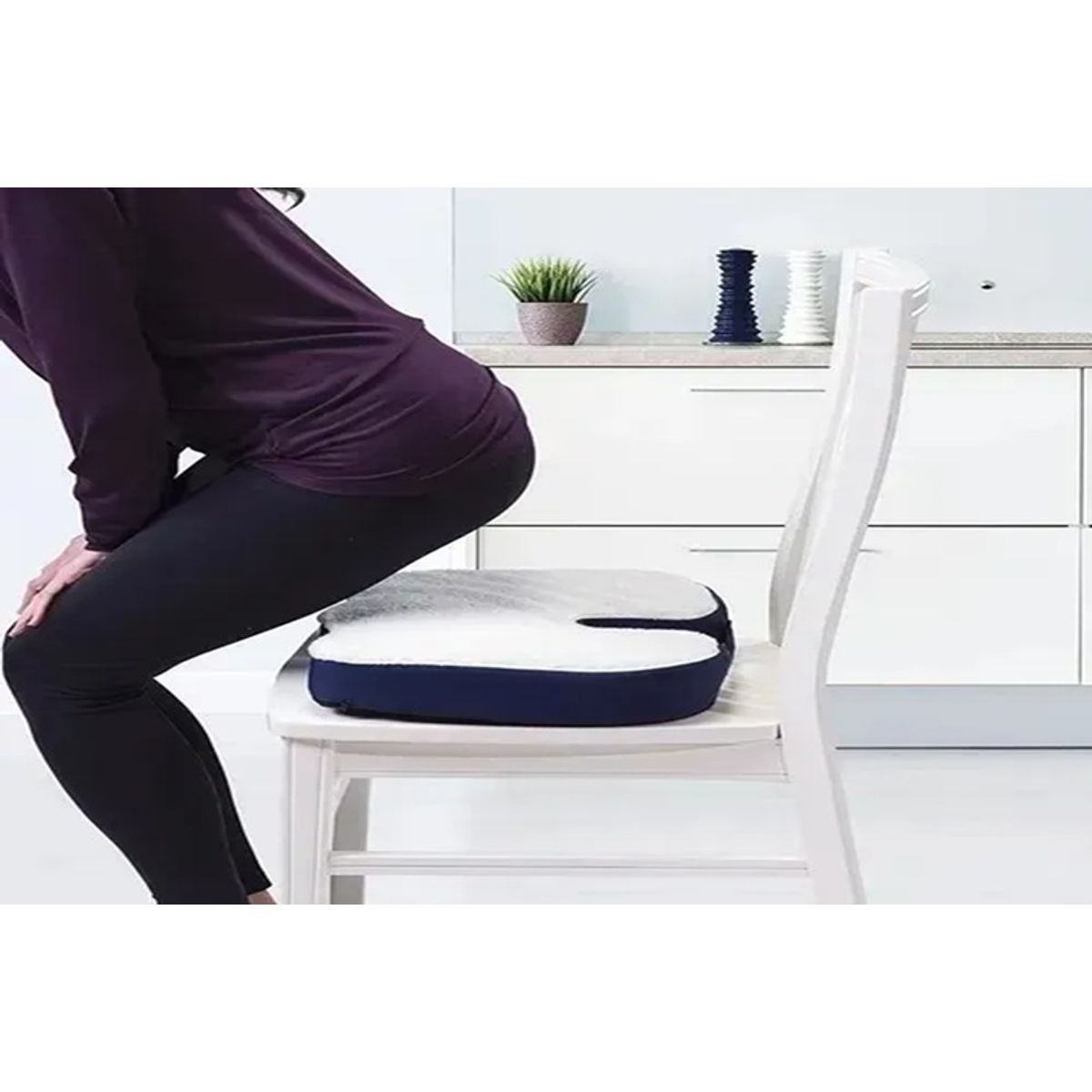 GENERICO - Cojín Soporte Ortopédico Lumbar Color Beige