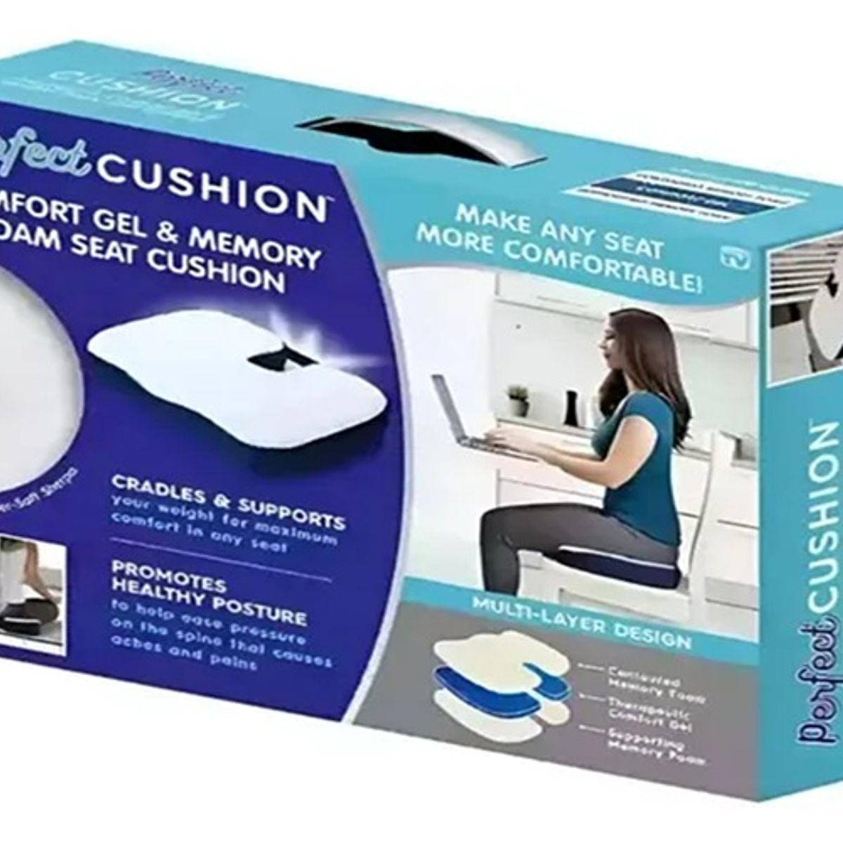 GENERICO - Cojín Soporte Ortopédico Lumbar Color Beige