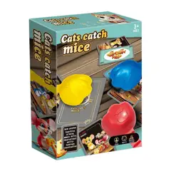 FLIPEREX - Juego de Mesa Cats Catch Mice Habilidad y Reaccion Rapida