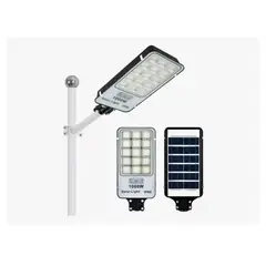 GENERICO - Foco Solar Alta Potencia 1000w Exterior Con Soporte Luz Blanca