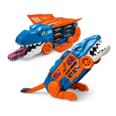 FLIPEREX - Camion Transportador Porta Autitos 2 en 1 Pista Lanzamiento