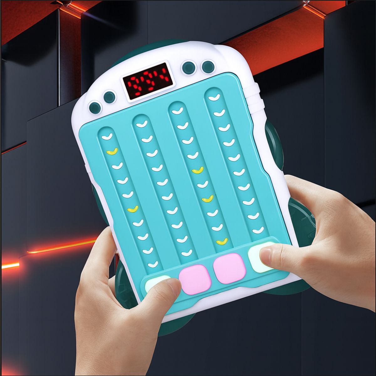 FLIPEREX - Juguete Sensorial Electronico Reflejos y Ritmo Regalo Niños - Verde