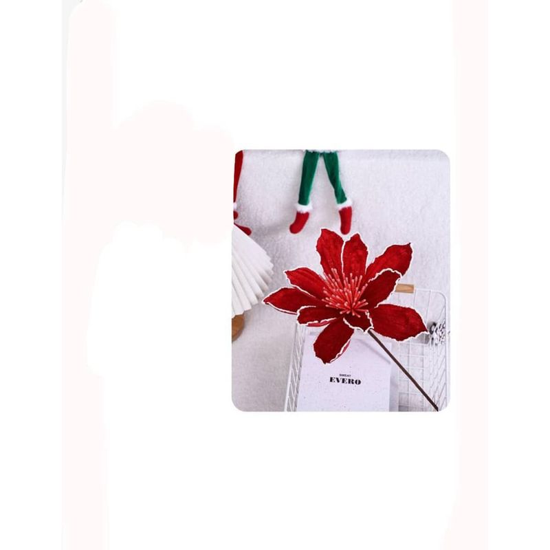 GENERICO - FLOR DE NAVIDAD PARA DECORAR 127