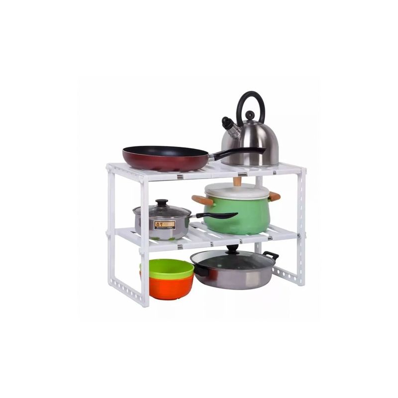 GENERICO - Organizador Estantes De Cocina Multiuso De Ollas Baño Repisa