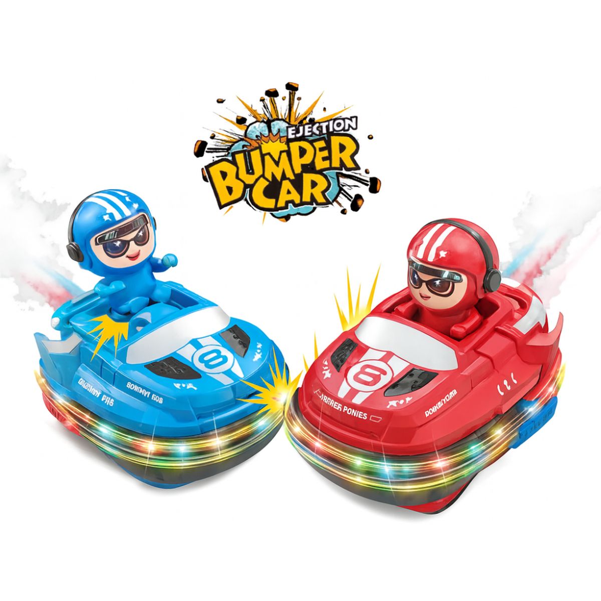 FLIPEREX - Set de Autitos Chocadores a Control Remoto el Piloto Salta