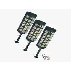 GENERICO - X3 Foco Solar Led Exterior Sensor De Movimiento1000w