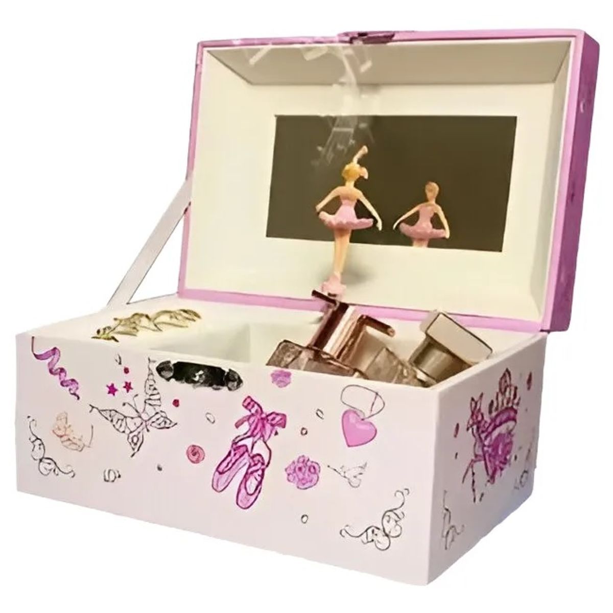 BESTOYS - Caja Musical Con Muñeca Bailarina Cuerda Grande Bailarina